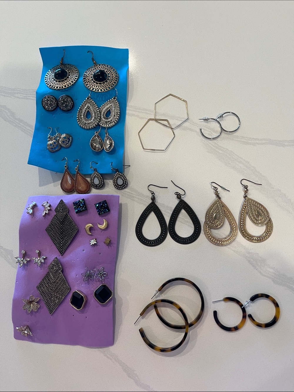 Assorted Women's Earring Set 22 pairs in total